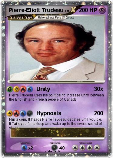Pokemon Pierre-Eliott Trudeau