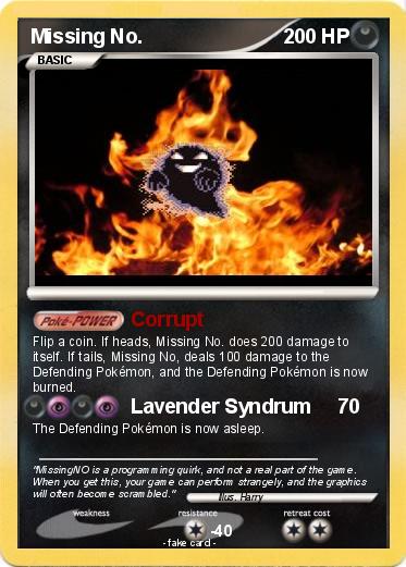Pokemon Missing No.