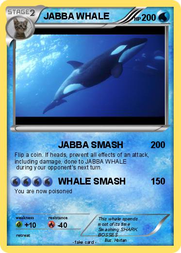 Pokemon JABBA WHALE