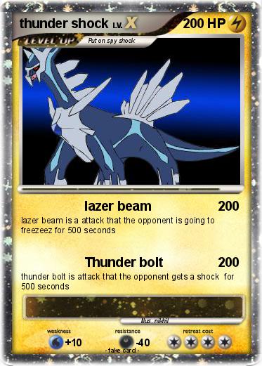 Pokemon thunder shock