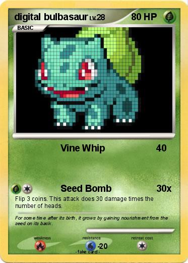 Pokemon digital bulbasaur