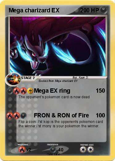 Pokemon Mega charizard EX