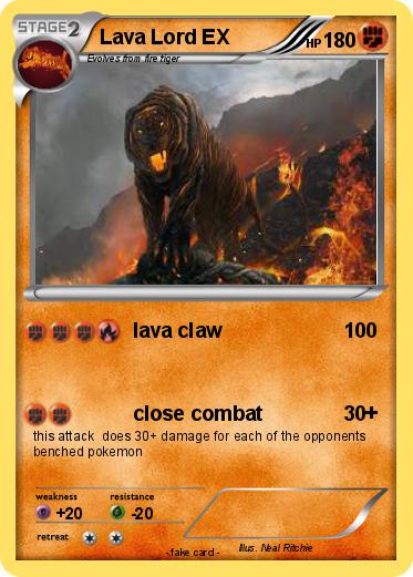 Pokemon Lava Lord EX