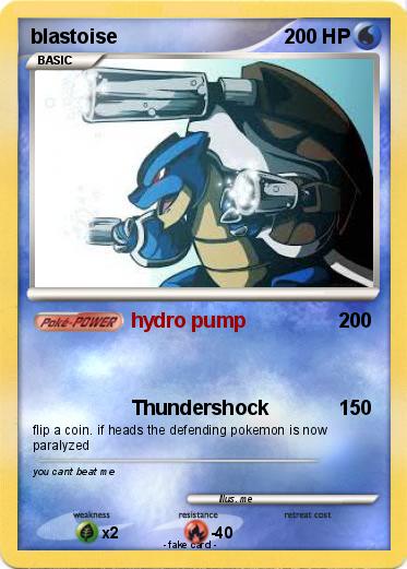 Pokemon blastoise