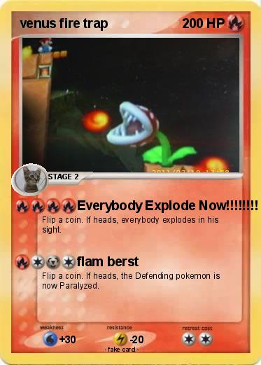 Pokemon venus fire trap