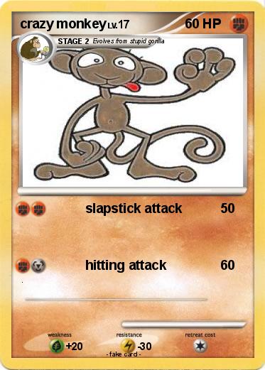 Pokemon crazy monkey