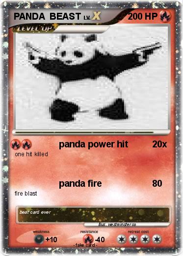 Pokemon PANDA  BEAST