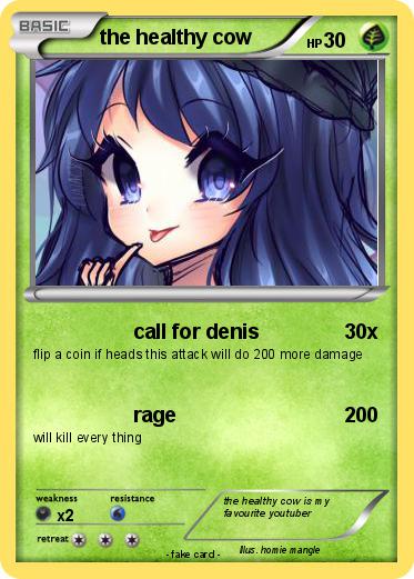 Pokemon the healthy cow