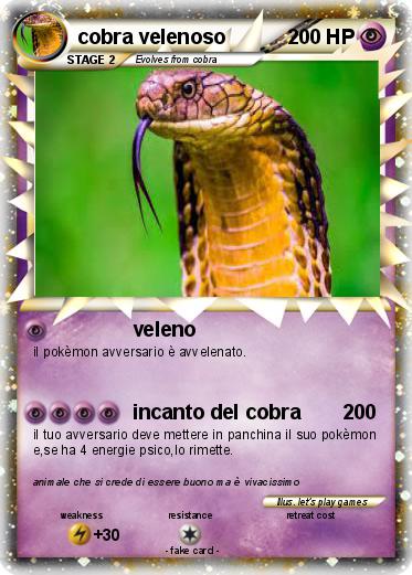 Pokemon cobra velenoso