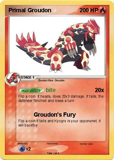 Pokemon Primal Groudon