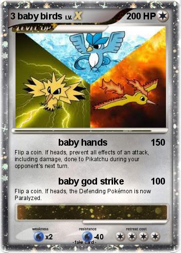 Pokemon 3 baby birds