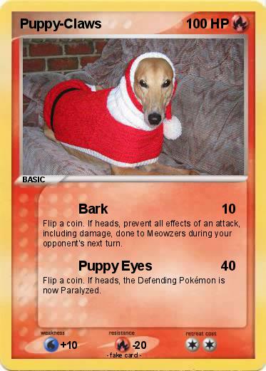 Pokemon Puppy-Claws