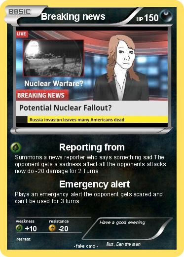 Pokemon Breaking news