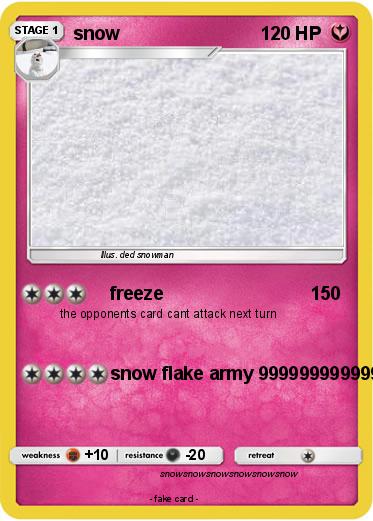 Pokemon snow