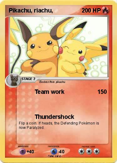 Pokemon Pikachu, riachu,