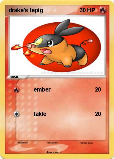 Pokemon drake's tepig