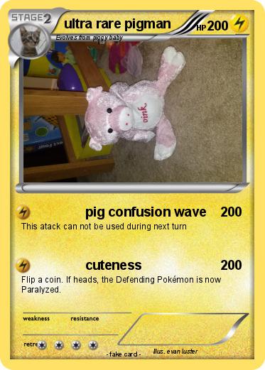 Pokemon ultra rare pigman