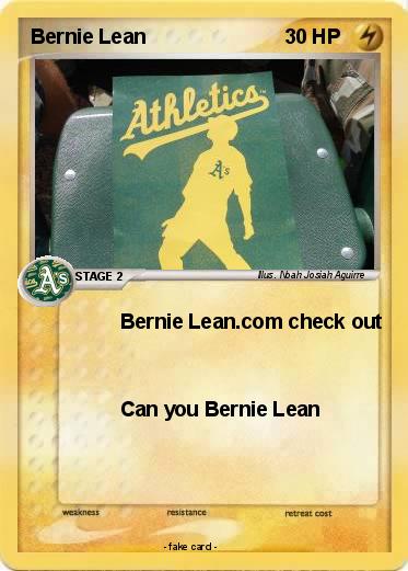 Pokemon Bernie Lean
