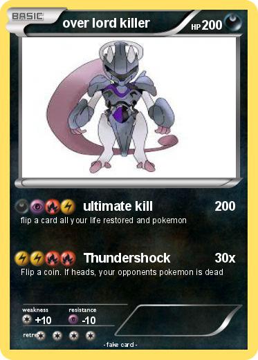 Pokemon over lord killer