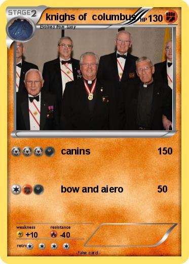 Pokemon knighs of  columbus