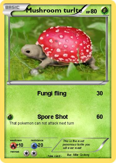 Pokemon Mushroom turlte