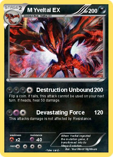 Pokemon M Yveltal EX