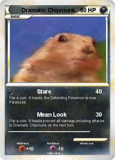 Pokemon Dramatic Chipmunk