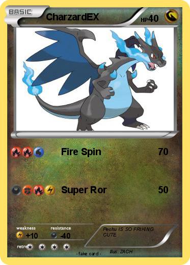 Pokemon CharzardEX