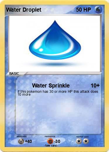 Pokemon Water Droplet