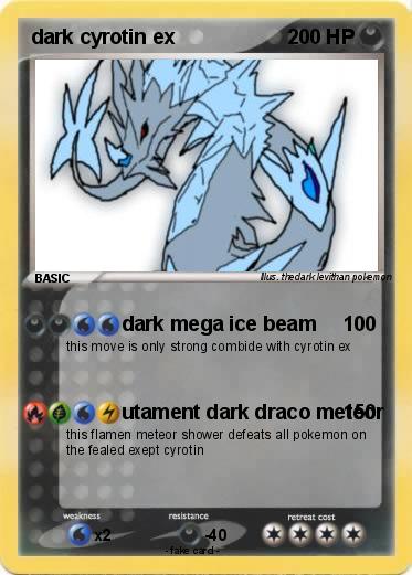 Pokemon dark cyrotin ex