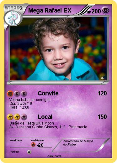 Pokemon Mega Rafael EX