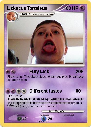 Pokemon Lickacus Tortaleus