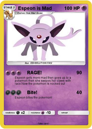 Pokemon Espeon is Mad