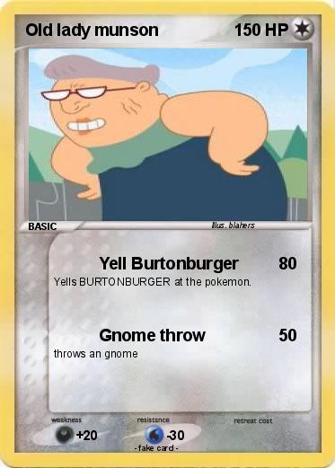 Pokemon Old lady munson