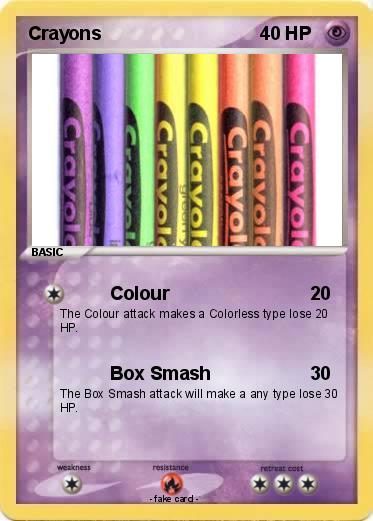 Pokemon Crayons