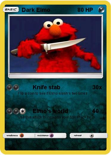 Pokemon Dark Elmo
