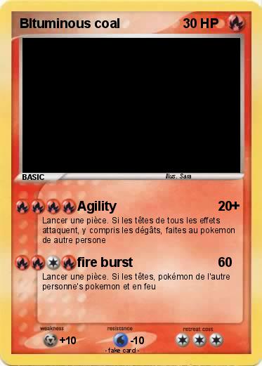 Pokemon Bltuminous coal