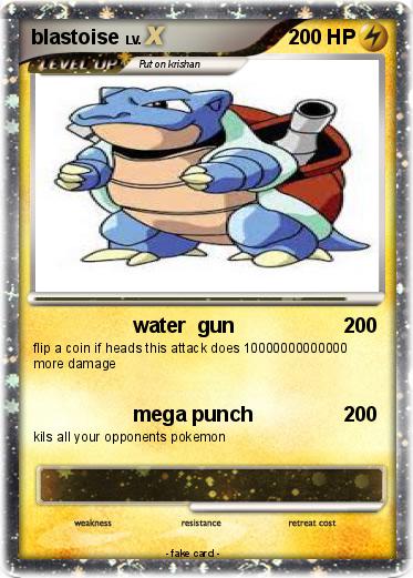 Pokemon blastoise