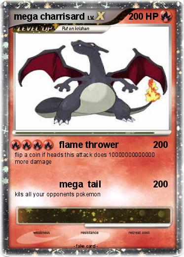 Pokemon mega charrisard