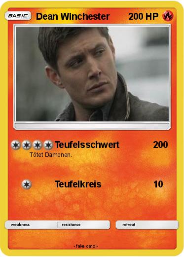 Pokemon Dean Winchester