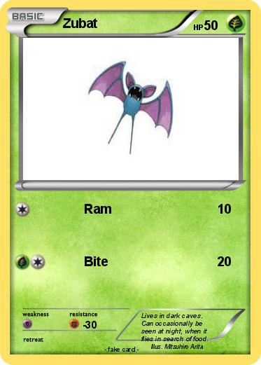 Pokemon Zubat