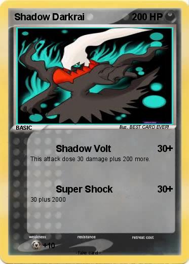 Pokemon Shadow Darkrai
