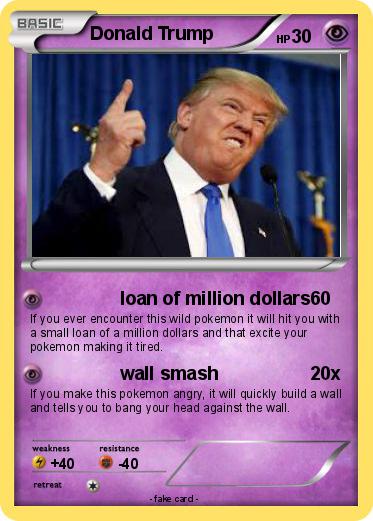 Pokemon Donald Trump
