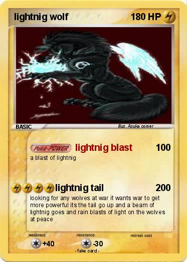 Pokemon lightnig wolf