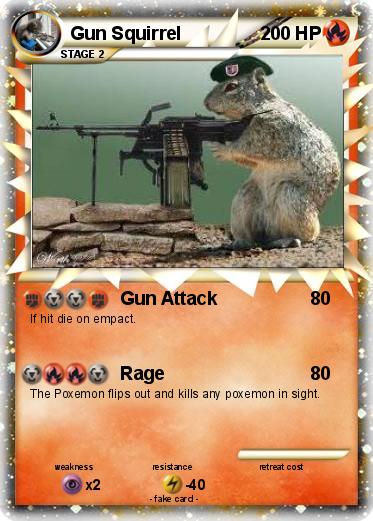 Pokemon Gun Squirrel
