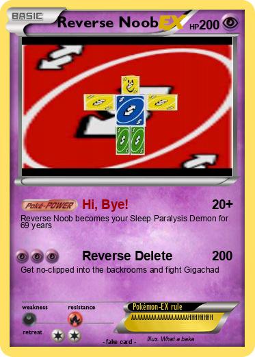 Pokemon Reverse Noob