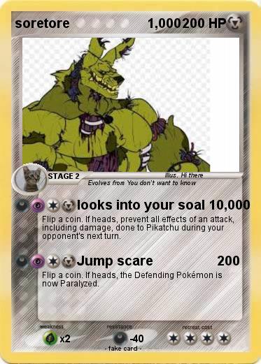 Pokemon soretore                      1,000