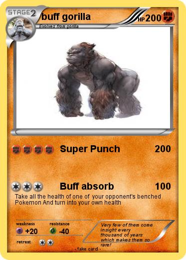 Pokemon buff gorilla