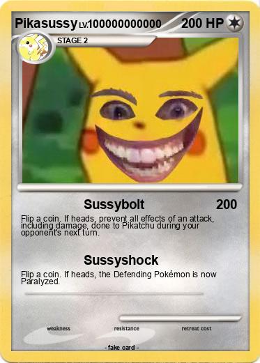 Pokemon Pikasussy