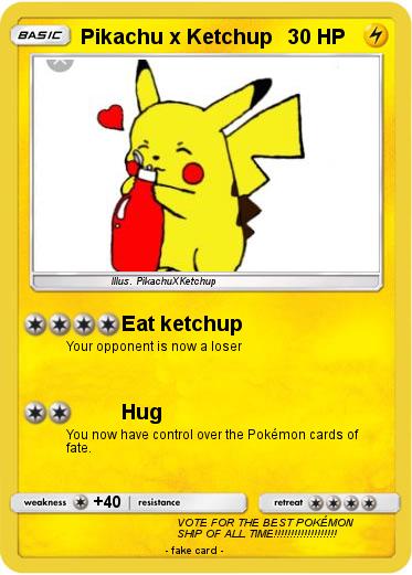 Pokemon Pikachu x Ketchup